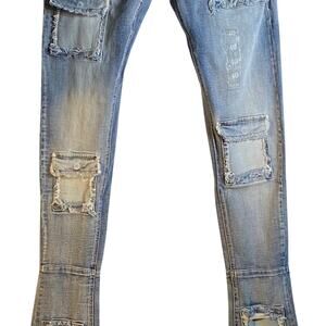 Si tu veux serge de nimes I’ homme super stacke Size 40 indigo wash